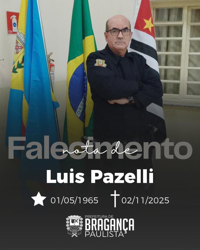 Nota de pesar - GCM Luis Pazelli