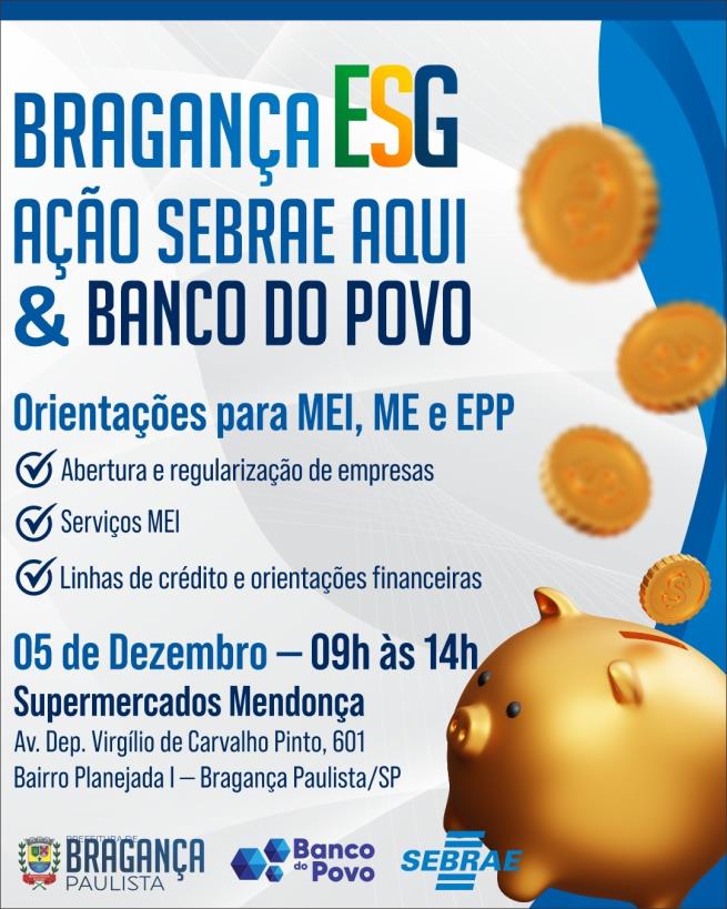 ‘Supermercados Mendonça’ se une à Prefeitura de Bragança Paulista para impulsionar o empreendedorismo local