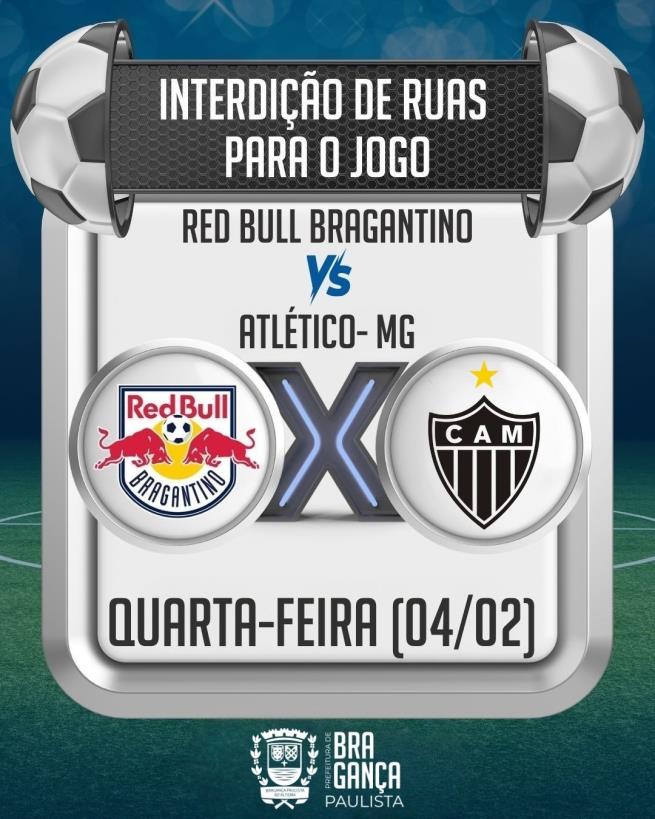 Red Bull Bragantino x Atlético-MG: trânsito terá alterações nesta quarta-feira, 04