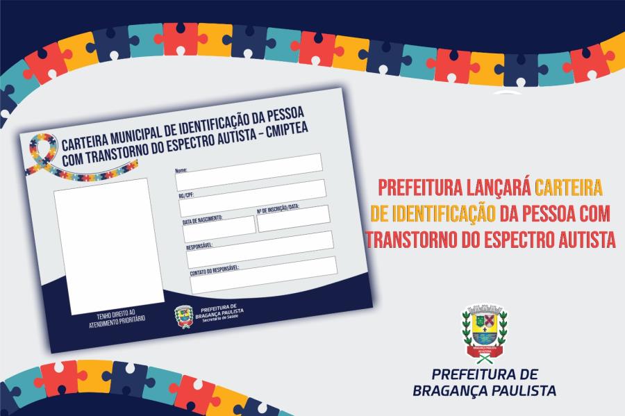 Prefeitura lançará Carteira de Identificação da Pessoa com Transtorno do Espectro Autista 