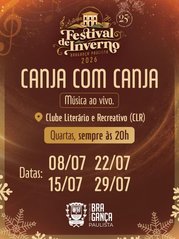 Festival de Inverno 2026 abre espaço para quem deseja soltar a voz no tradicional "Canja com Canja"