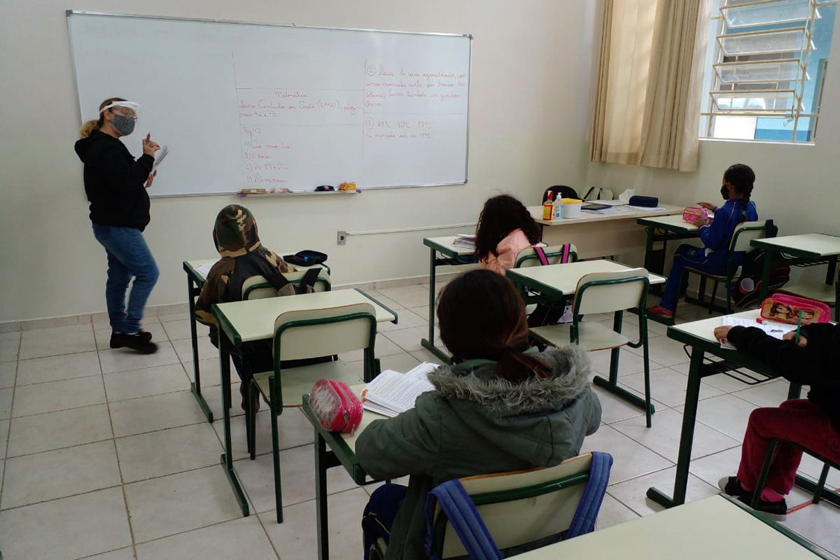 Mais de 65% dos alunos da Rede Municipal já aderiram às aulas presenciais