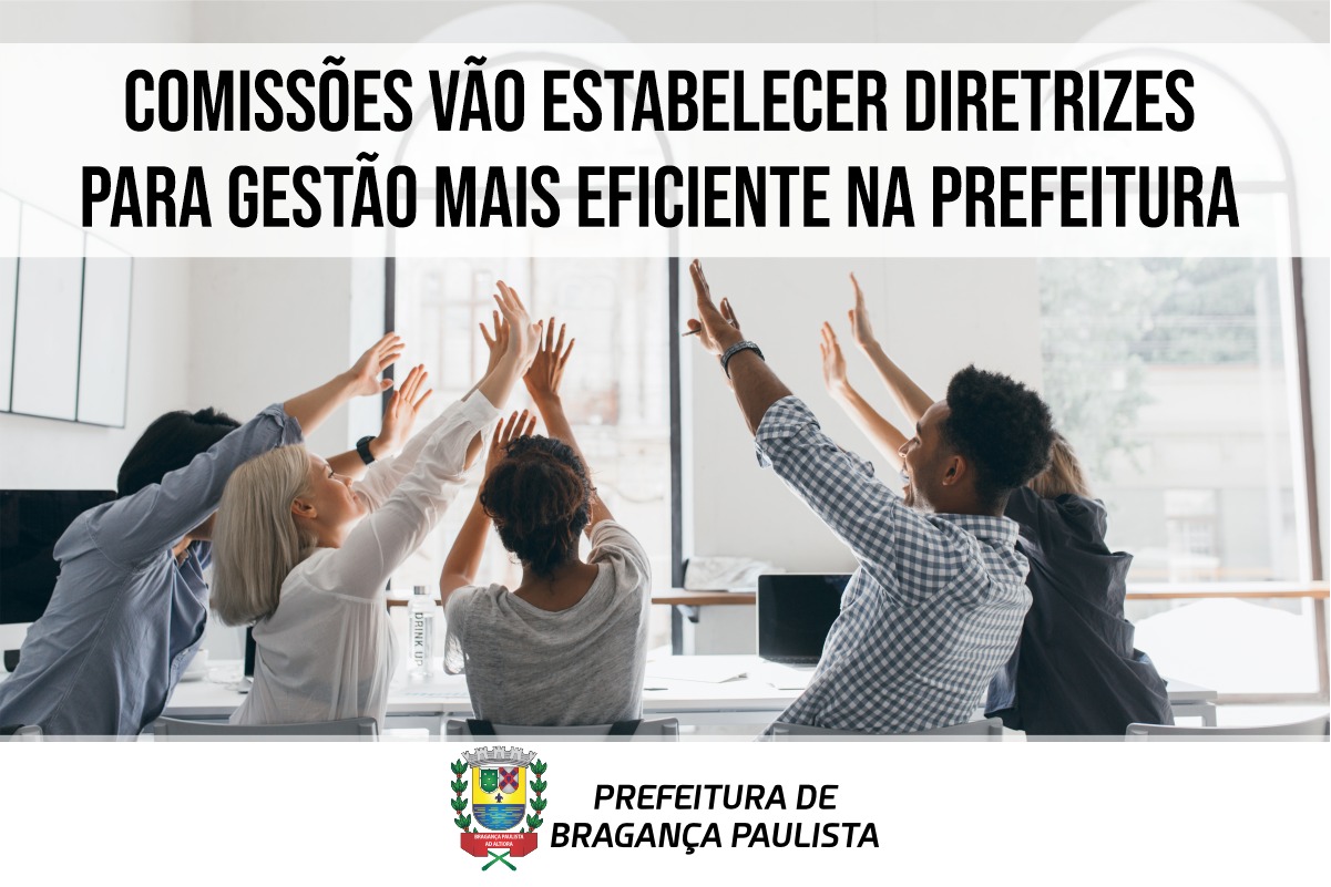 Comissões vão estabelecer diretrizes para gestão mais eficiente na Prefeitura