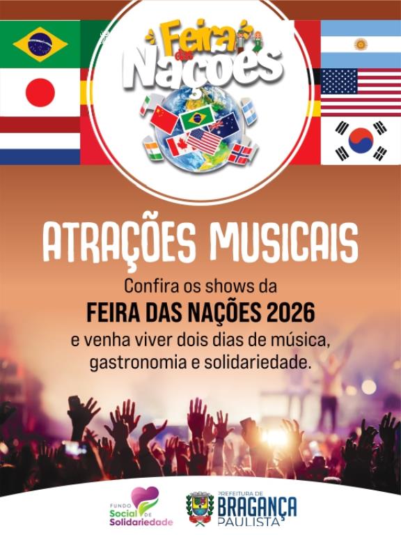 Programação Feira das Nações 2026
