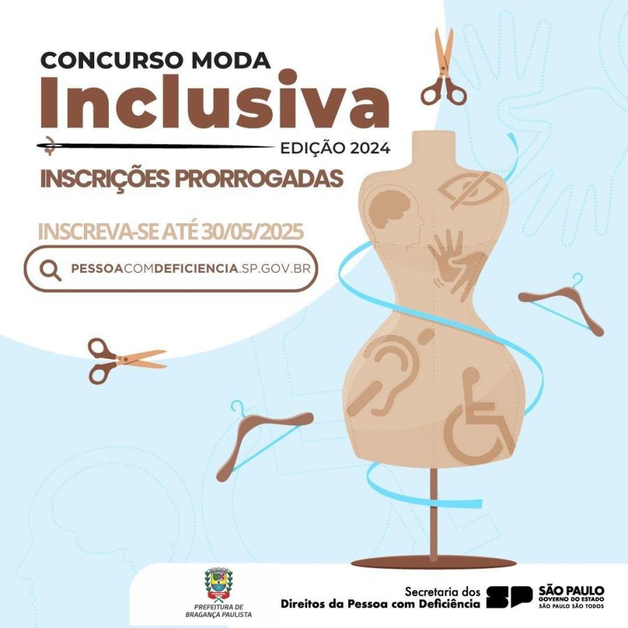 Inscrições prorrogadas para o concurso moda inclusiva