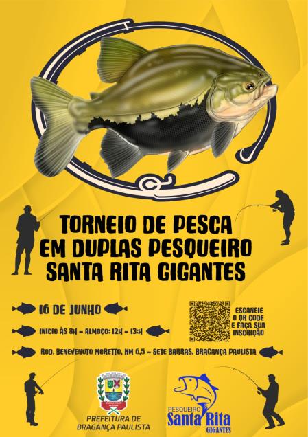 Prefeitura promove Torneio Pesqueiro em Duplas Santa Rita Gigantes