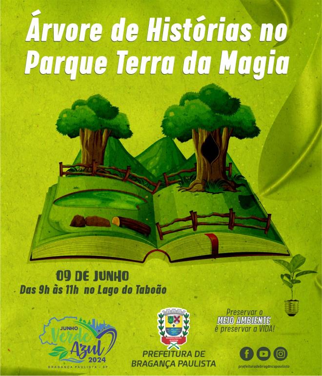 Terra da Magia receberá Árvore de Histórias neste domingo (09/06)