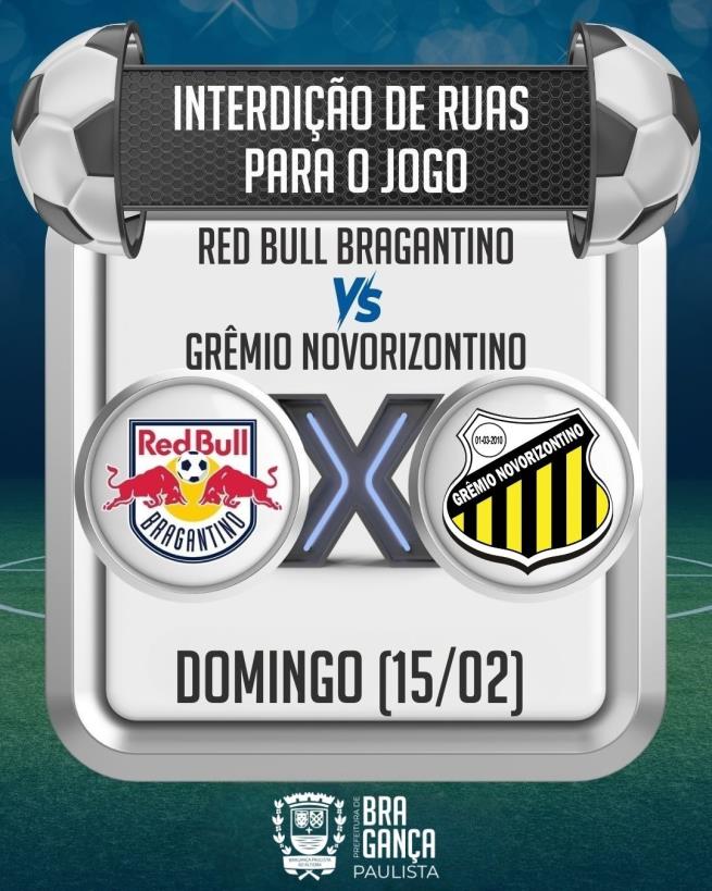 Red Bull Bragantino x Grêmio Novorizontino: trânsito terá alterações no domingo, 15