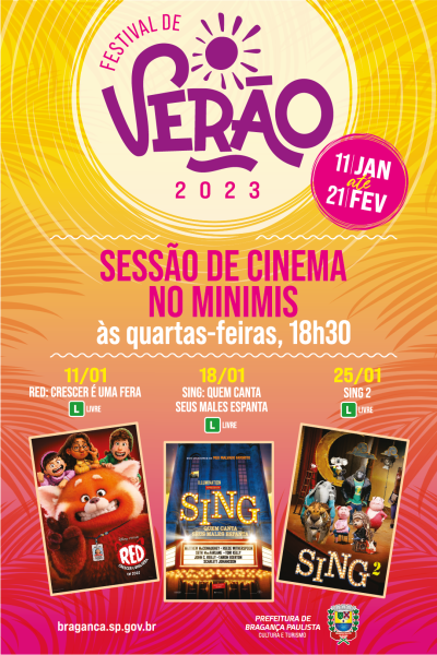 Festival de Verão 2023: Filmes infantis marcam programação cinematográfica de janeiro