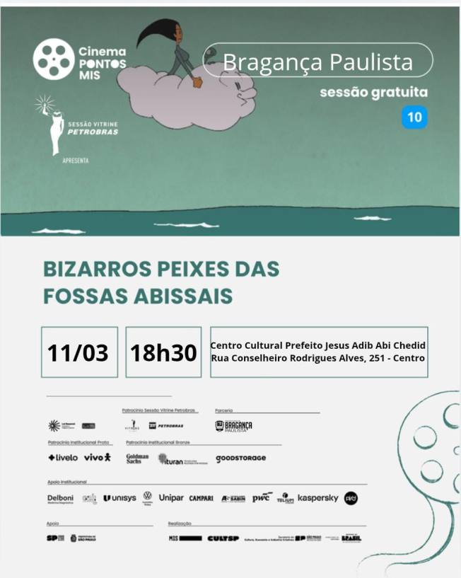 Animação premiada internacionalmente chega ao Centro Cultural Prefeito Jesus Adib Abi Chedid