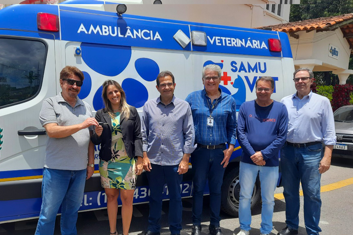 Nova ambulância do SAMUVET entra em operação em Bragança Paulista