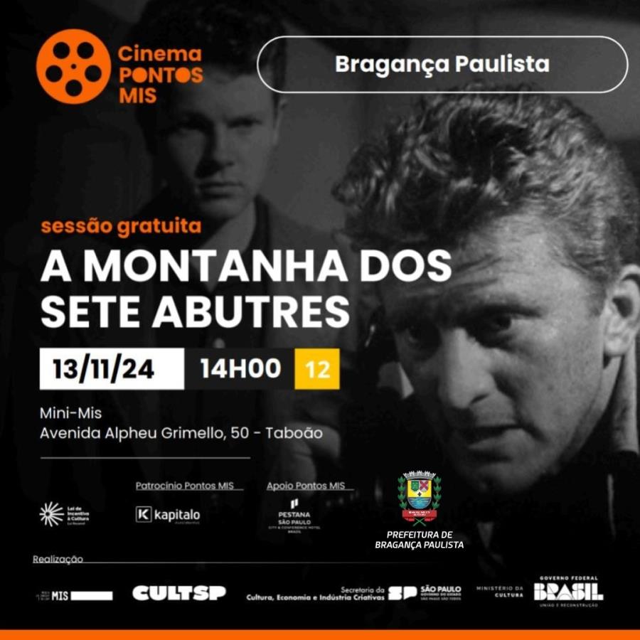 Mini Mis recebe sessão do filme A Montanha dos Sete Abutres nesta quarta-feira (13/11)