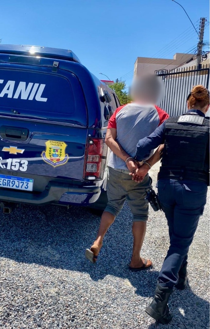 GCM captura foragido da justiça em Bragança Paulista