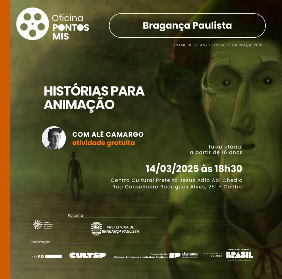 Oficina “Histórias para Animação” com Alê Camargo proporciona experiência criativa offline