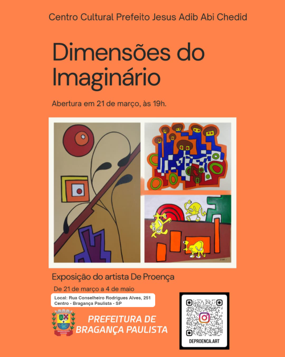 Exposição "Dimensões do Imaginário" leva ao público uma jornada pelo abstrato e figurativo