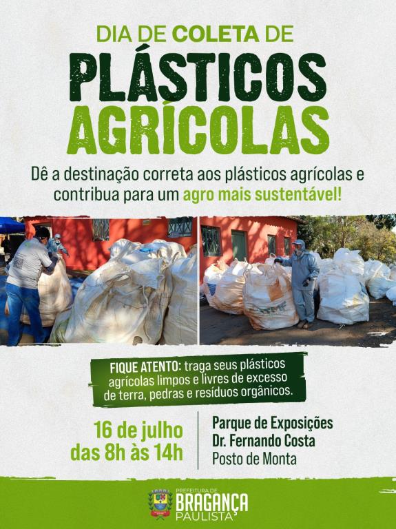 Posto de Monta recebe ação de coleta e reciclagem de plásticos agrícolas