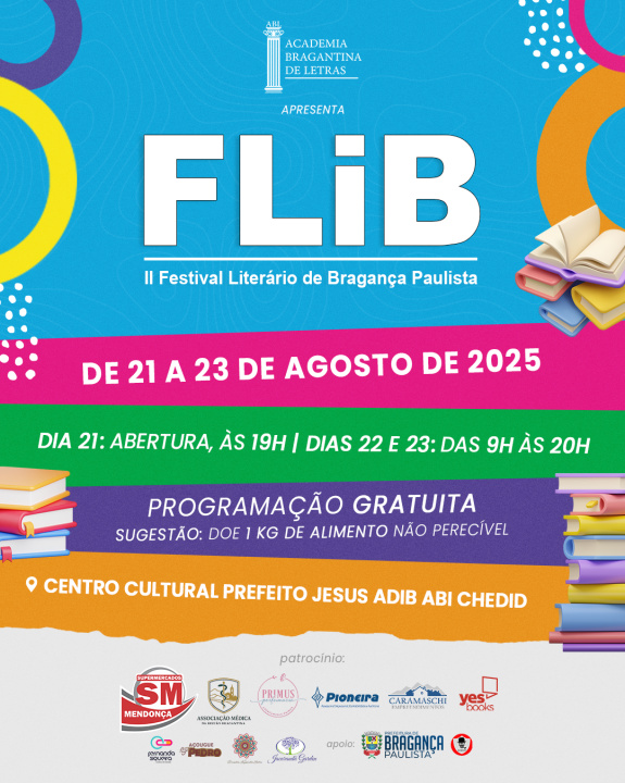 FLiB 2025 promove a literatura com programação gratuita em Bragança