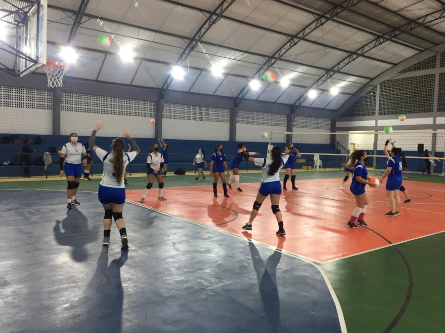 Treinos de vôlei são retomados no Ginásio Francisco Virgili