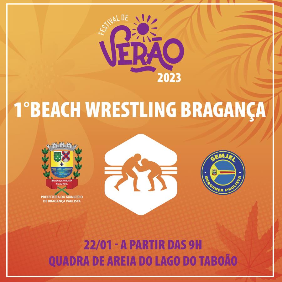 Lago do Taboão recebe neste domingo evento de luta livre na areia