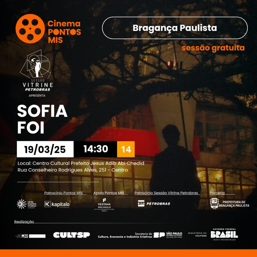 Exibição do Filme "Sofia Foi" no Pontos MIS
