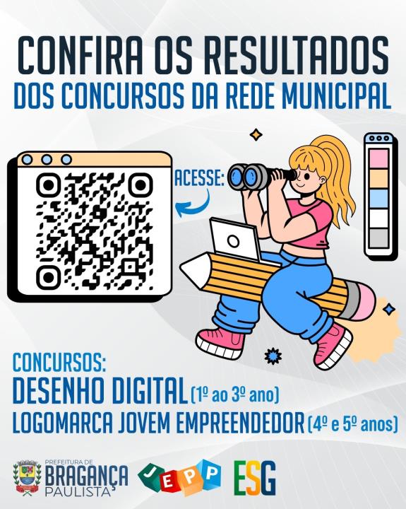 Prefeitura divulga resultados de concursos de desenho e criação digital voltados à educação