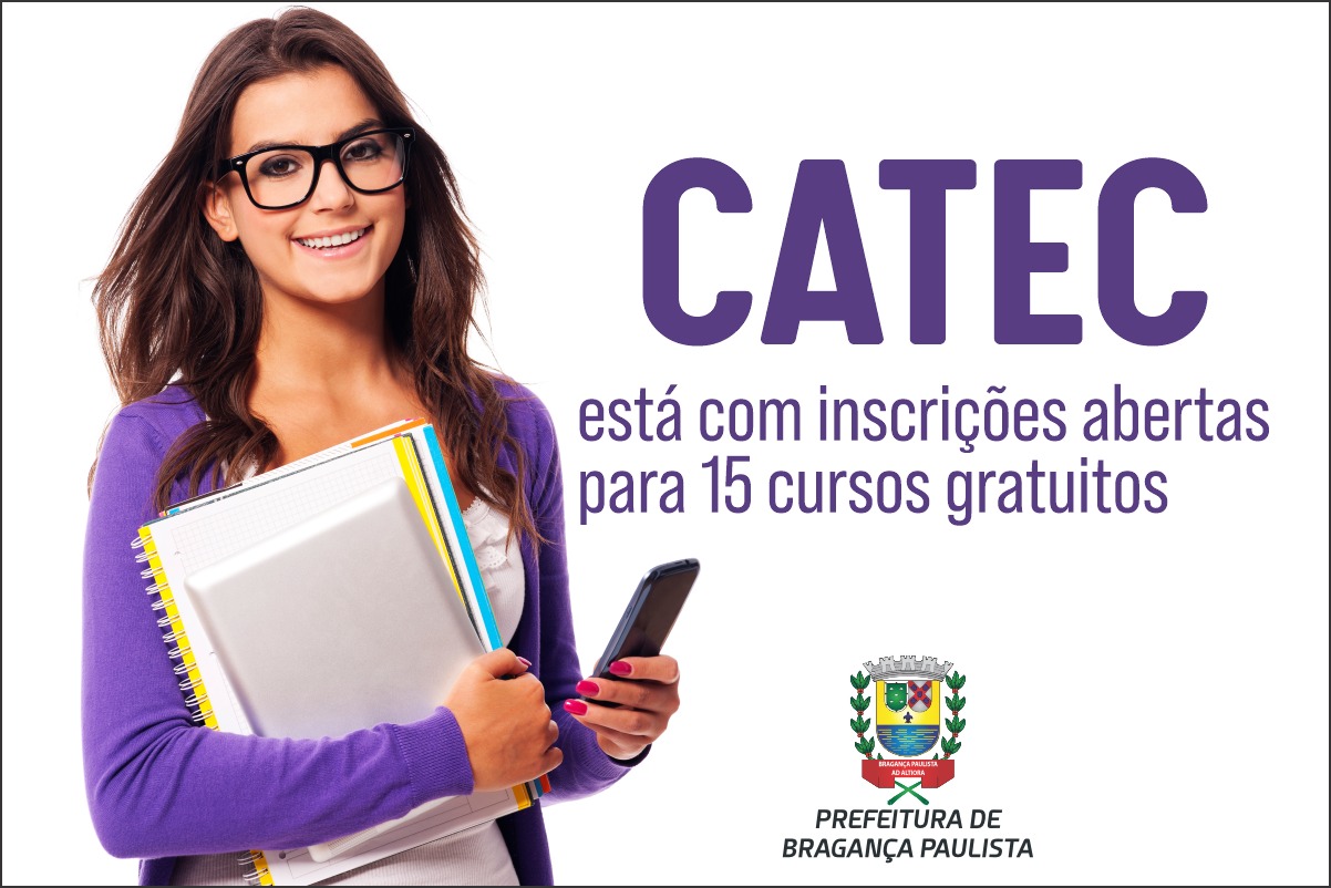 CATEC está com inscrições abertas para 15 cursos gratuitos