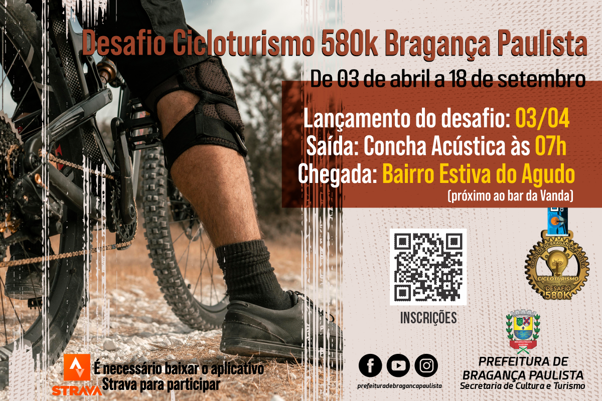 Prefeitura promove “Desafio Cicloturismo 580k - Bragança Paulista”