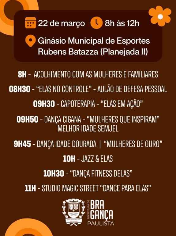 Atividades esportivas marcam comemoração ao Dia da Mulher no Ginásio Rubens Batazza