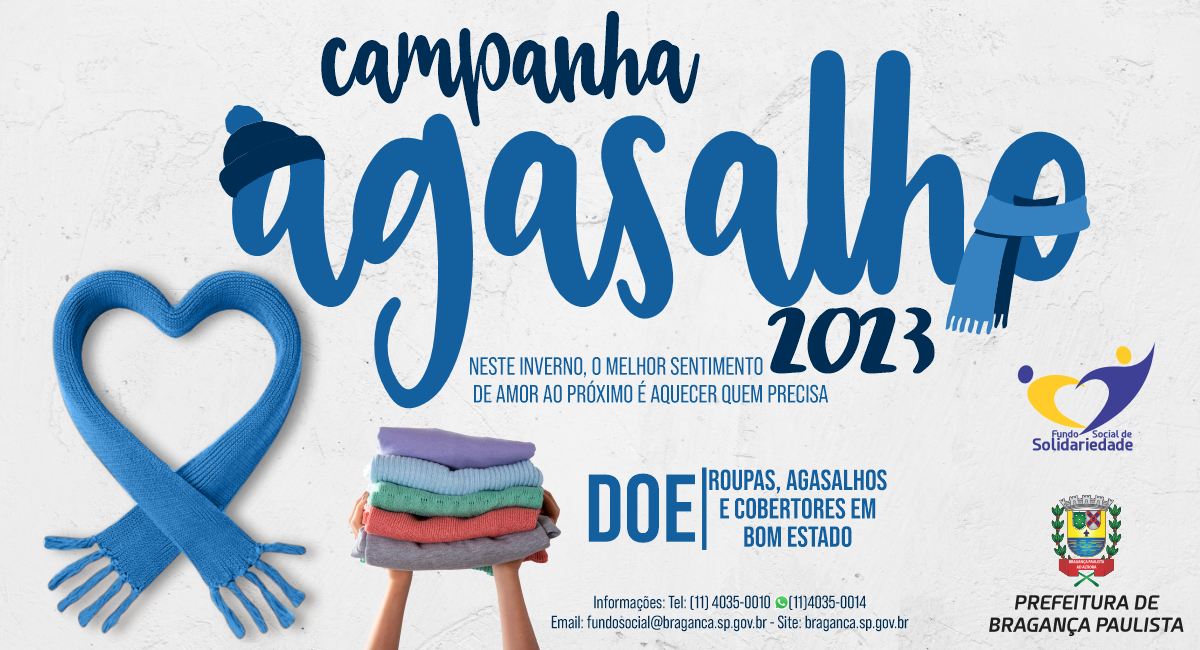 Fundo Social promove Campanha do Agasalho, Notícias