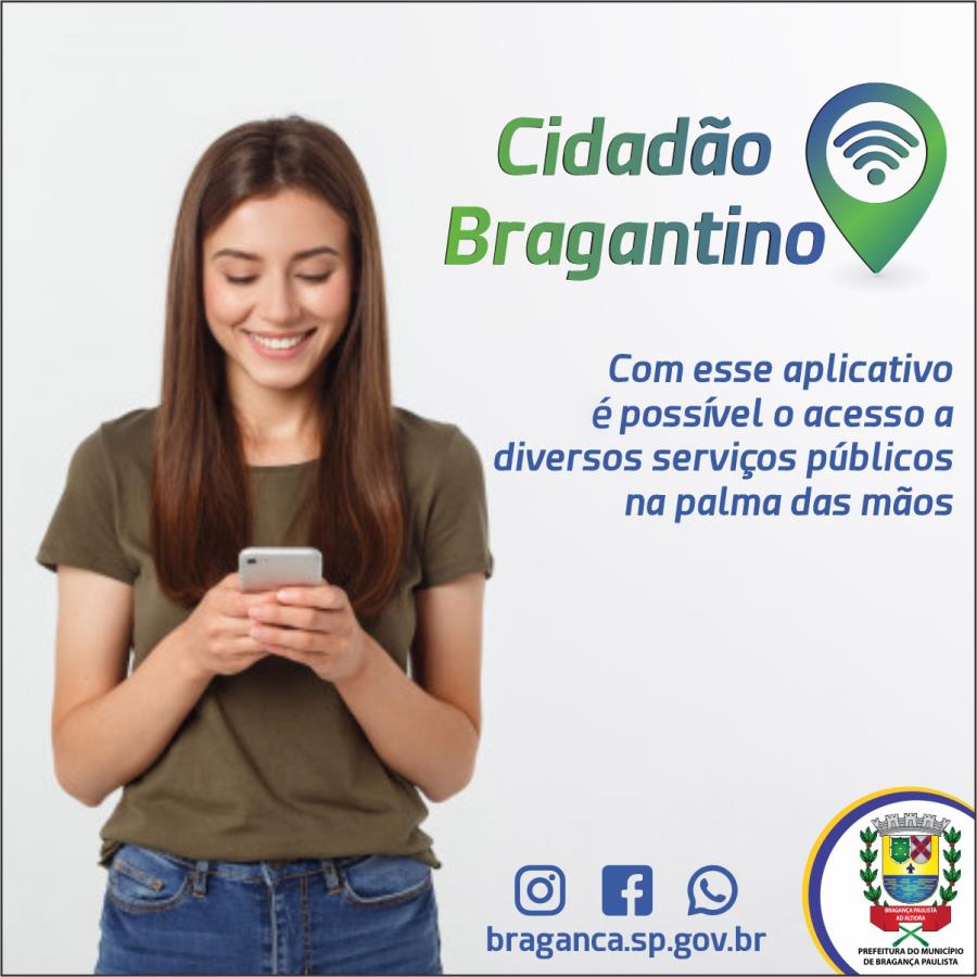 Aplicativo Cidadão Bragantino conta com 245 serviços