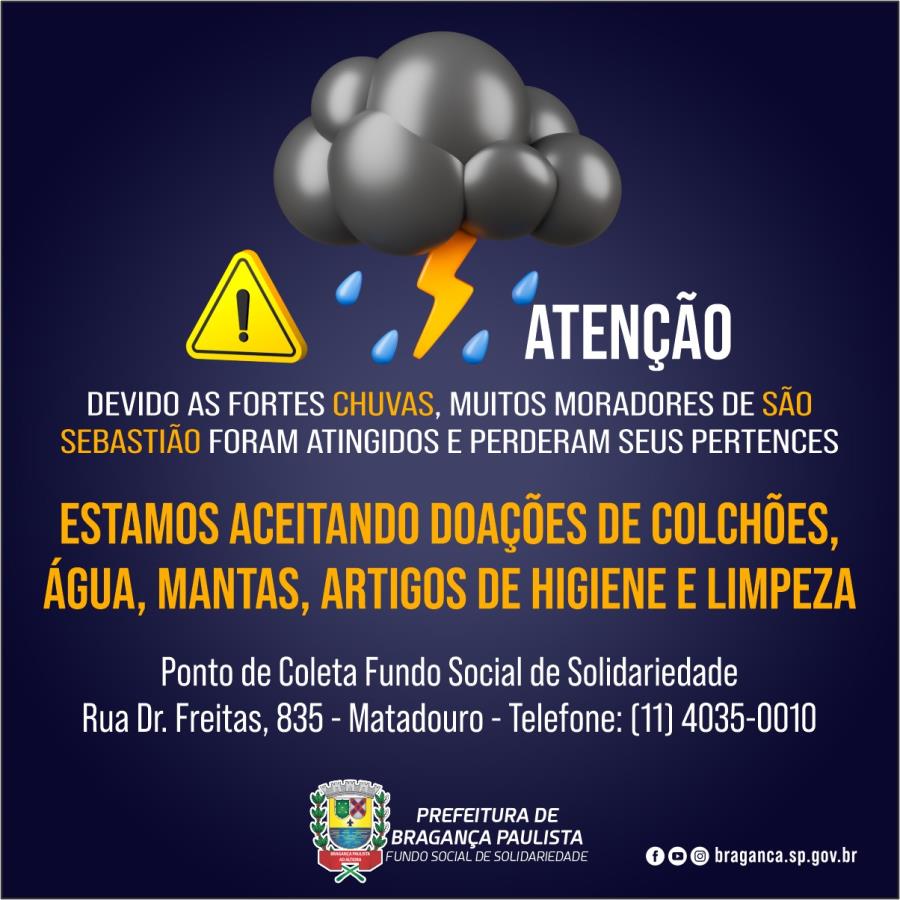 Fundo Social de Solidariedade amplia pontos de arrecadação da campanha  'Inverno Solidário' - Prefeitura Municipal de Bauru