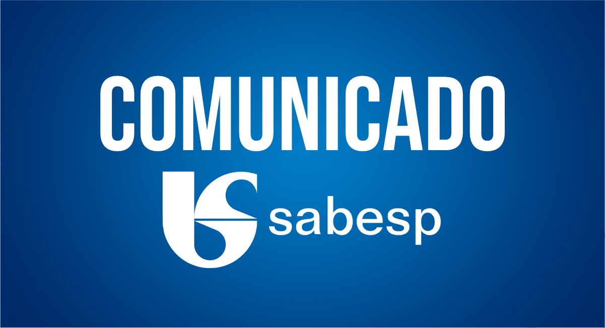 COMUNICADO SABESP - OBRA RUA JOSÉ FRANCO DE MACEDO