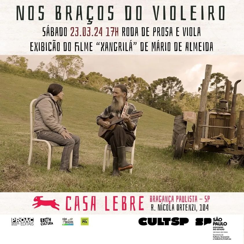 Exposição “Nos Braços do Violeiro'” promove bate-papo, exibição de curta e roda de viola