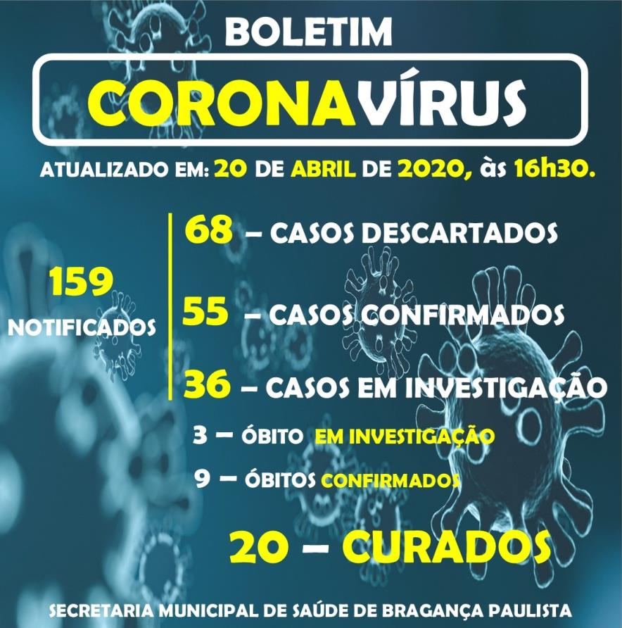 NOTA – CORONAVÍRUS - Prefeitura de Bragança Paulista