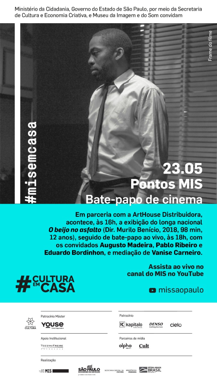 O beijo no asfalto ganha sessão e debate neste sábado no Bate-papo de cinema Pontos MIS