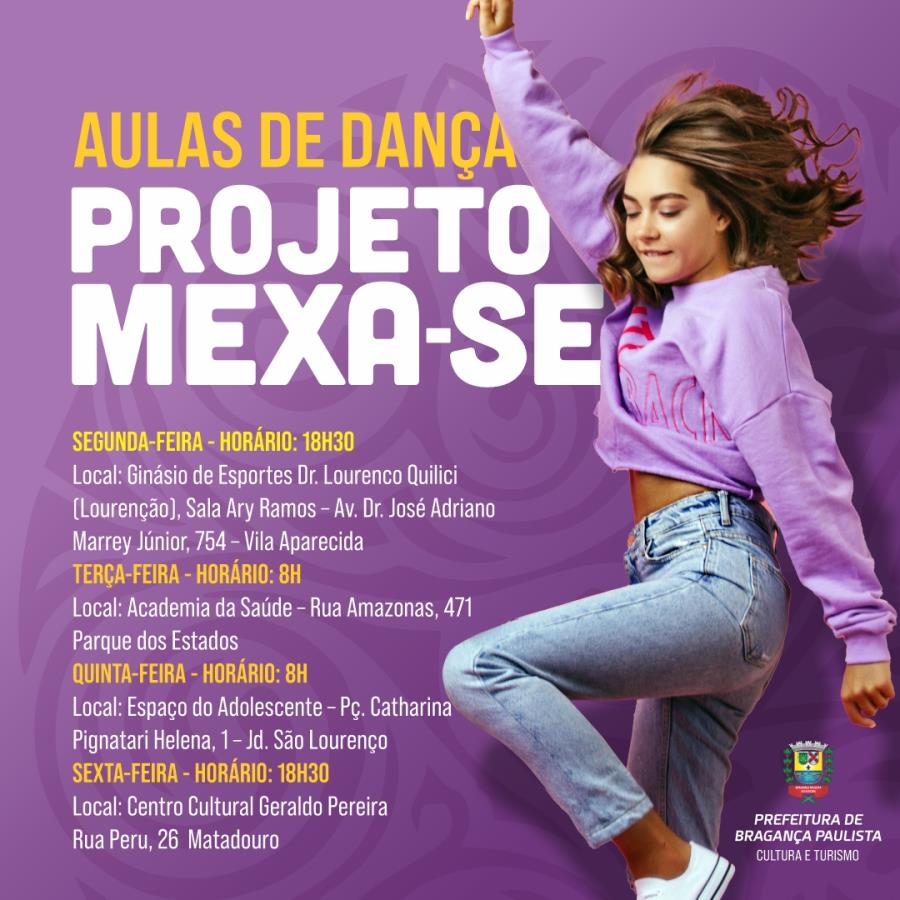 Projeto “Mexa-se” oferece aulas de dança à população
