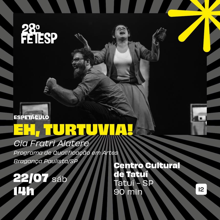Cia de teatro bragantina representa Bragança Paulista no 28º FETESP