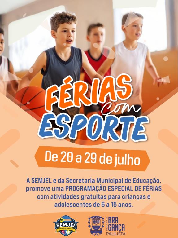 Programa Esporte Bragança realiza programação especial de férias com atividades gratuitas em diversos bairros da cidade