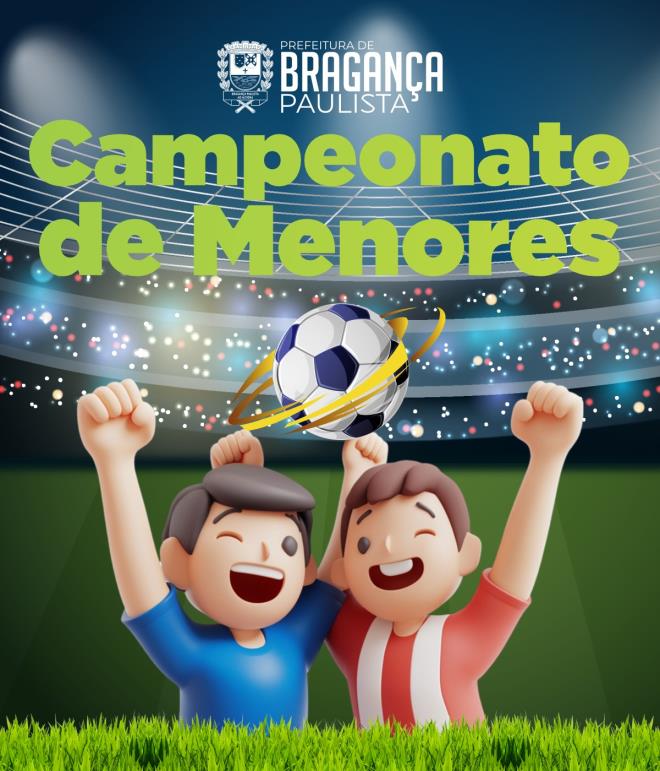 Campeonato Municipal de Menores chega à 3ª rodada da primeira fase no próximo domingo (28/05)