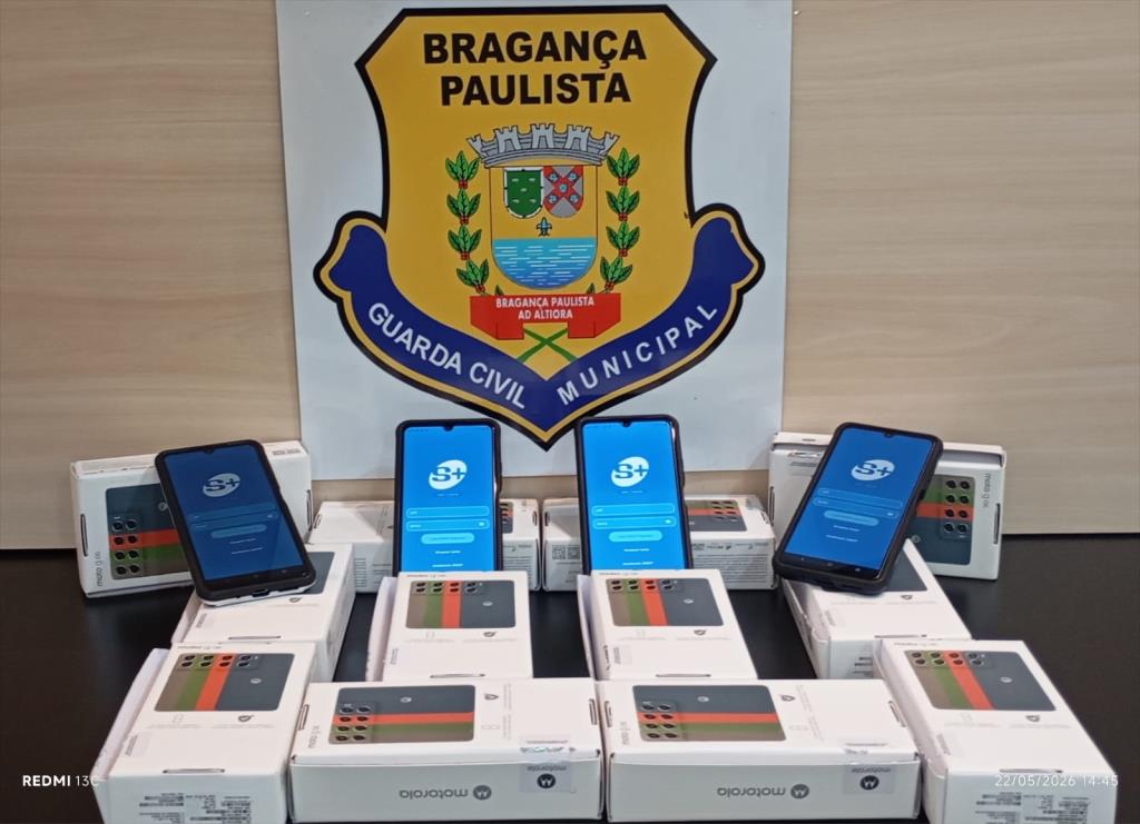 Novos aparelhos celulares corporativos fortalecem atuação da Guarda Civil Municipal