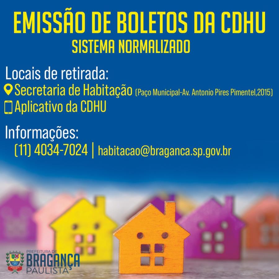 Sistema de emissão de boletos da CDHU é restabelecido em Bragança Paulista