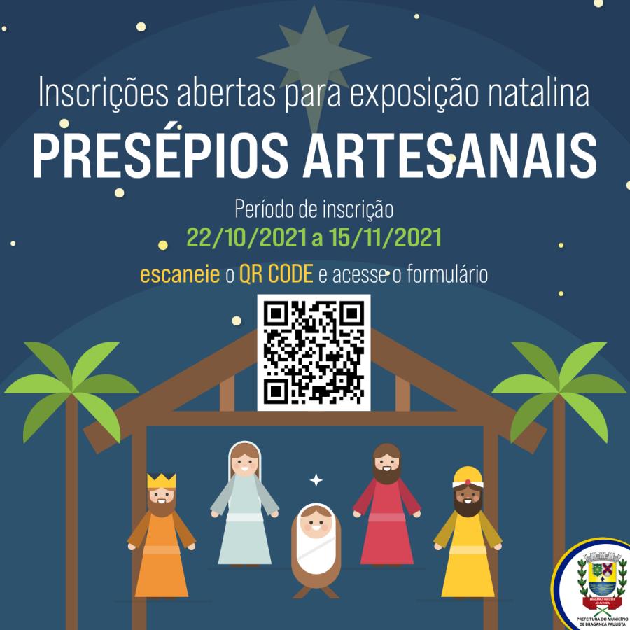 Inscrições abertas para exposição natalina “Presépios Artesanais”