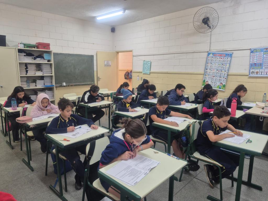 Bragança Paulista realiza aplicação do SAEB 2025 com estudantes do 5º ano da Rede Municipal