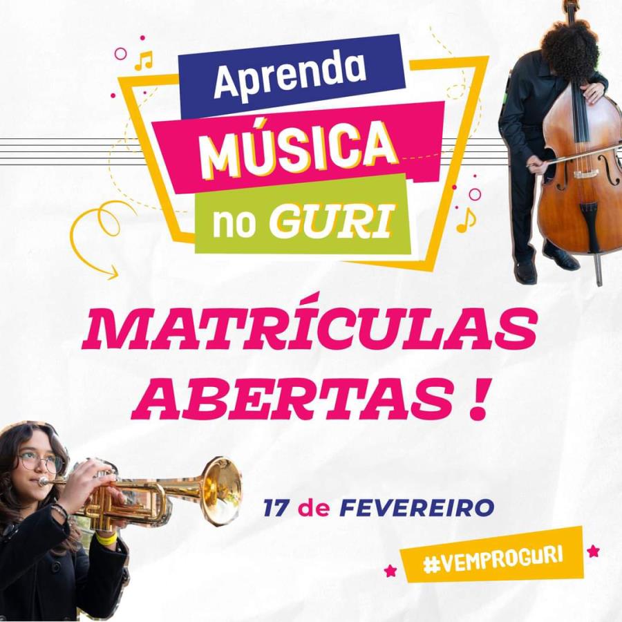 Polo de Bragança Paulista do Projeto Guri abre inscrições para cursos de educação musical
