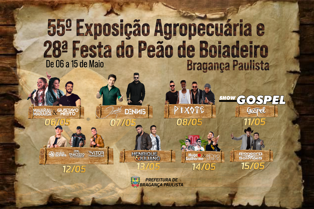 Galeria de fotos: ExpoAgro – Festa de Peão de Boiadeiro de Bragança Paulista