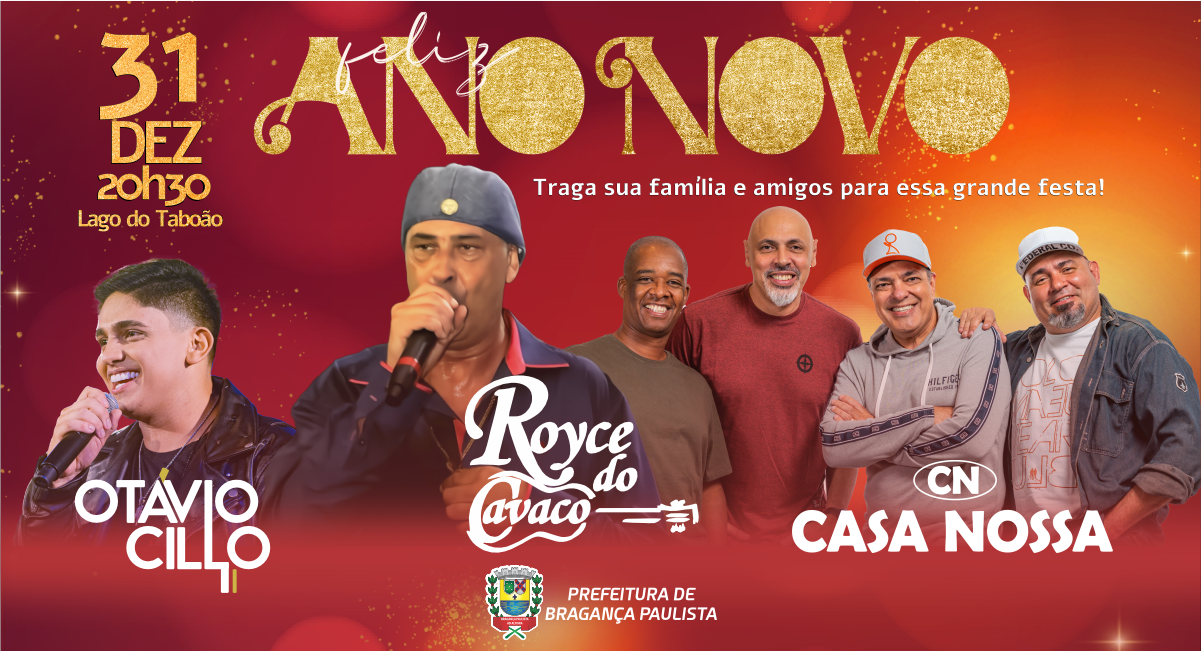 Bragança Paulista recebe grandes shows para celebrar festas de final de ano