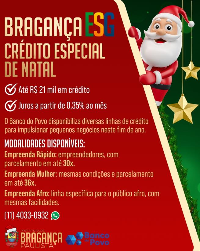 Banco do Povo oferece crédito especial para comerciantes e empreendedores