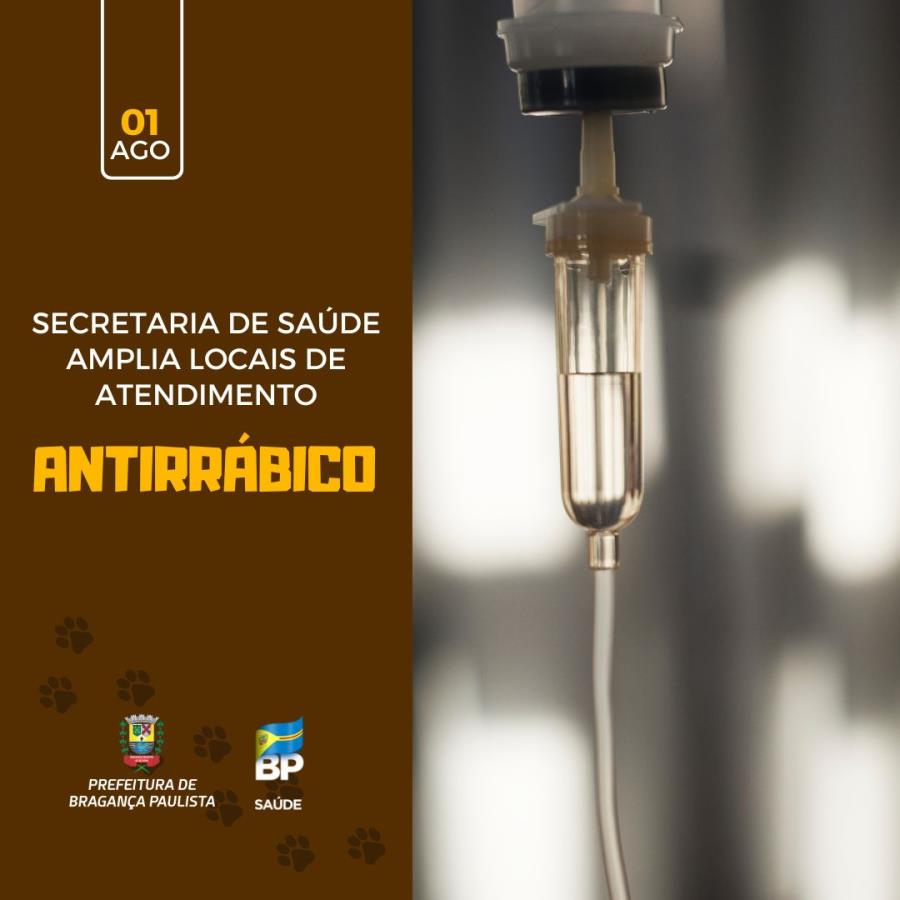Secretaria de Saúde amplia locais de atendimento antirrábico na cidade