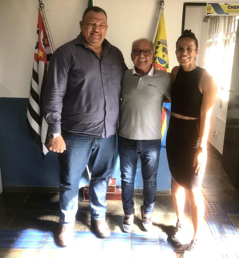 Presidente da Federação Paulista de Atletismo visita a SEMJEL