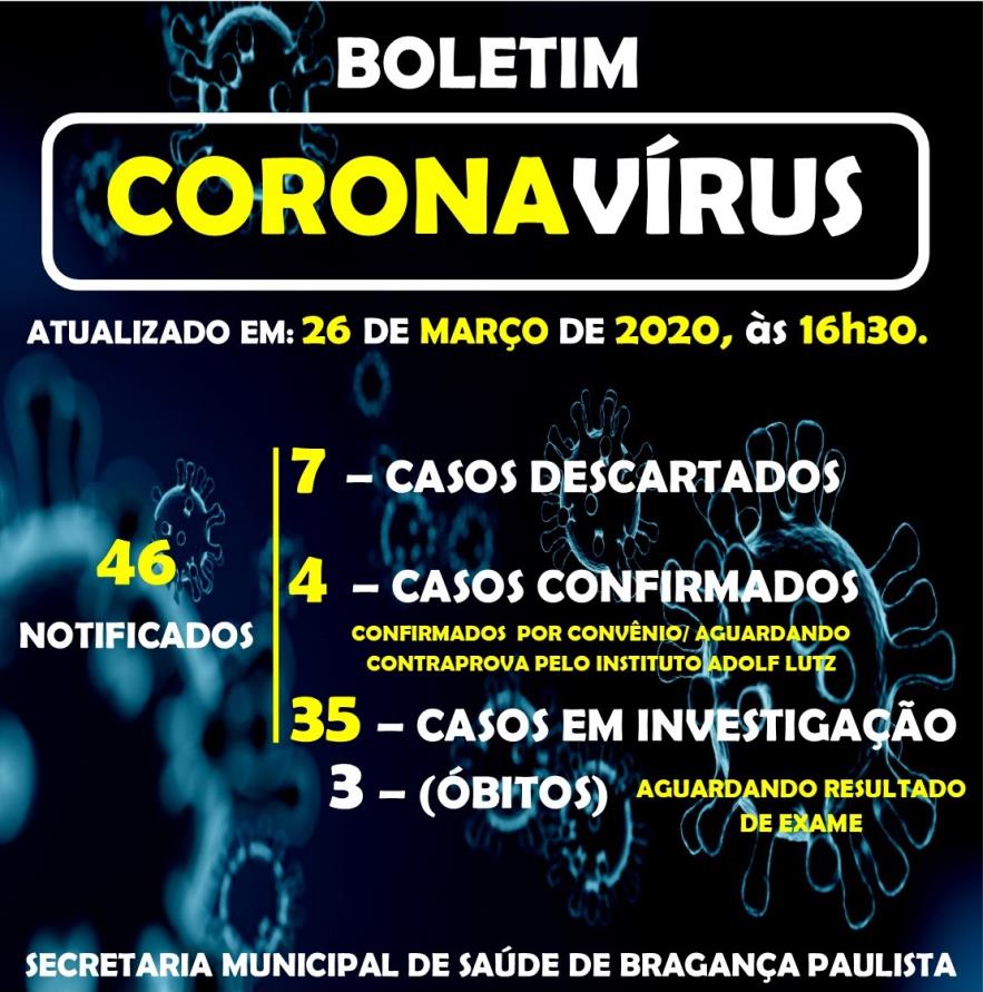NOTA – CORONAVÍRUS